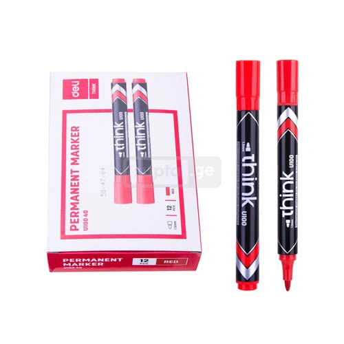 DELI-დელი THINK პერმანენტული მარკერი 1*12ც EU10020